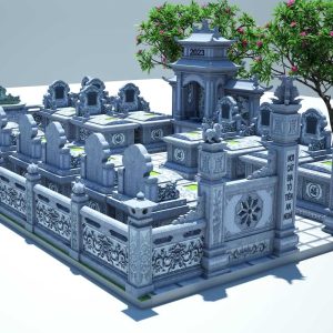 Phối cảnh khu lăng mộ - PC5