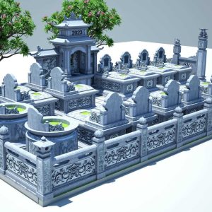 Phối cảnh khu lăng mộ - PC7